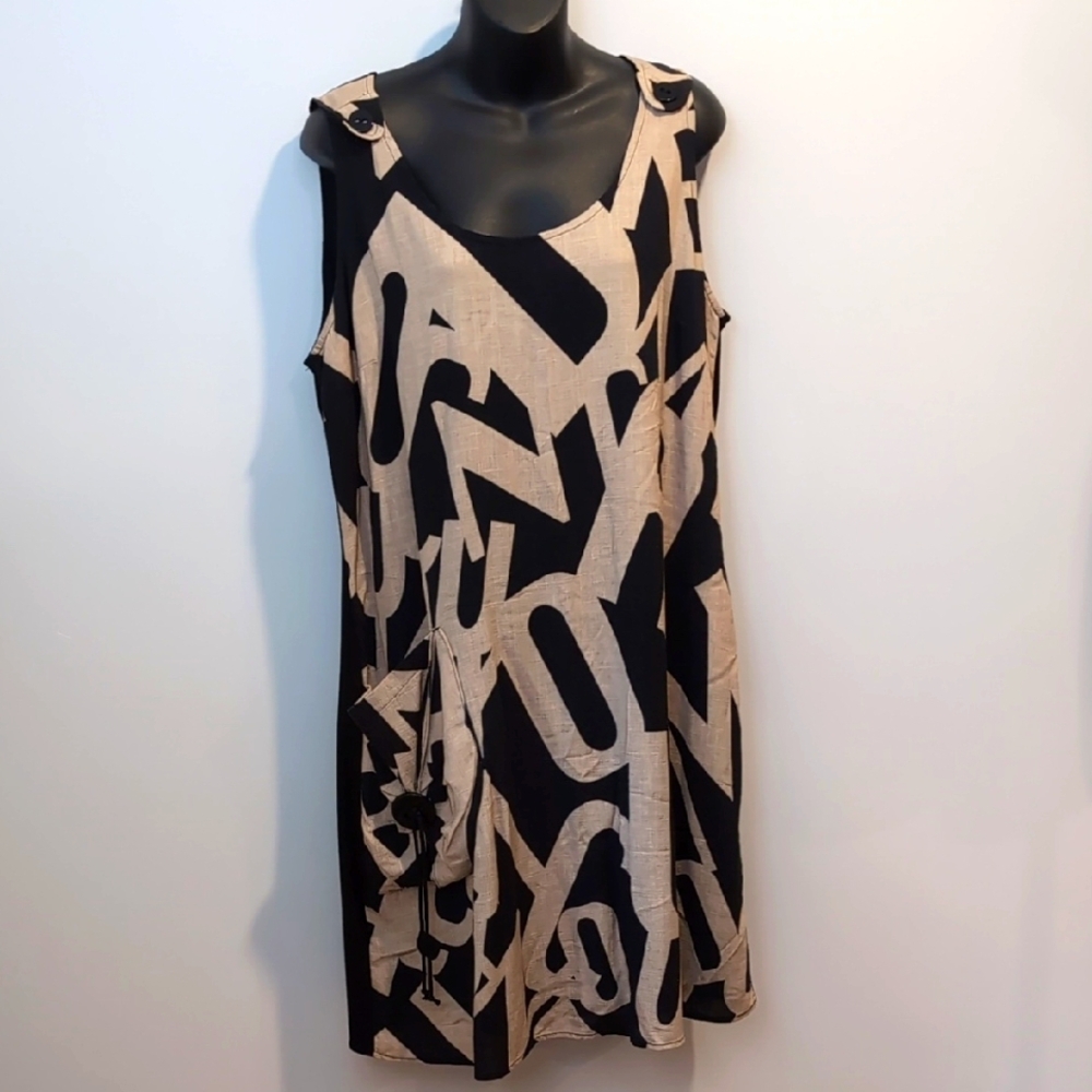 Frank Lyman A-Line Abstract Print Dress - Picture 2 of 9
